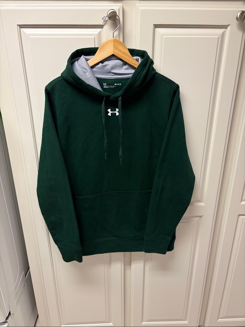 Under Armour dark green hoodie. Men’s medium
